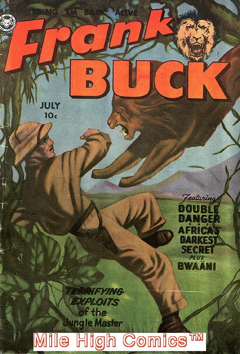 FRANK BUCK (1950 Series) #71 Very Good Comics Book