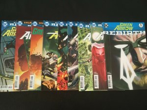 GREEN ARROW: REBIRTH #1, GREEN ARROW(2016) # 2, 3, 4, 5, 7, 8, 9, 10 VFNM Cond.