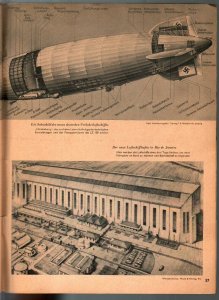 Zeppelin 1936-German language-history-loaded with pix-Nazis-60+ pages-P/FR