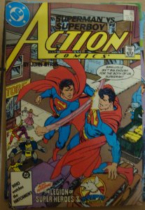 Action Comics #591 Superman vs. Superboy John Byrne Cover/Story/Art