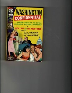 3 Books Benjamin Franklin Washington Confidential Murder Wears Mukluks JK17