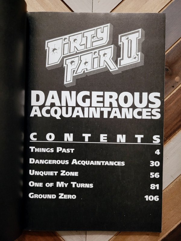 Dirty Pair II Dangerous Acquaintances TPB VF+ 8.5 (Eclipse 1991) LOVELY ANGELS