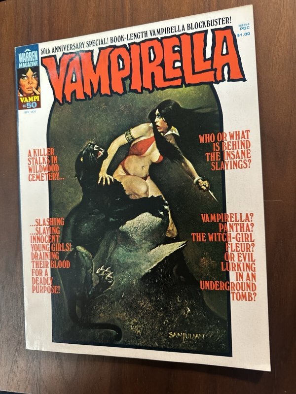 Vampirella #50 FN Manuel Sanjulian Cover (Warren 1976)