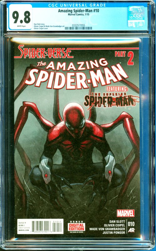 Amazing Spider-Man #10 CGC Graded 9.8