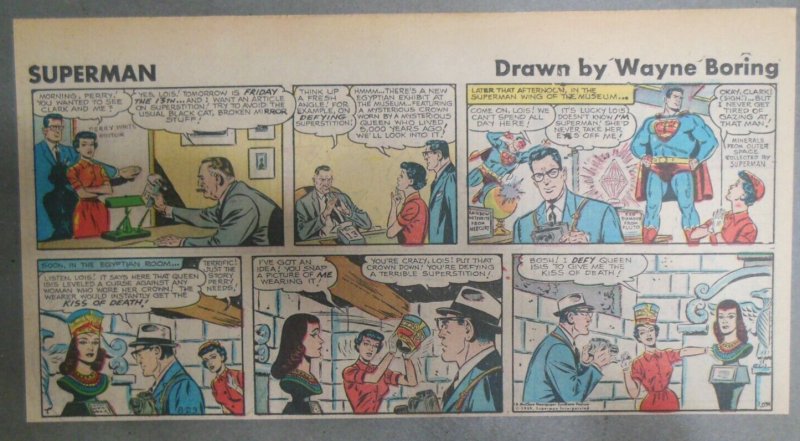 Superman Sunday Page #1034 by Wayne Boring from 8/23/1959 Third Full Page Size