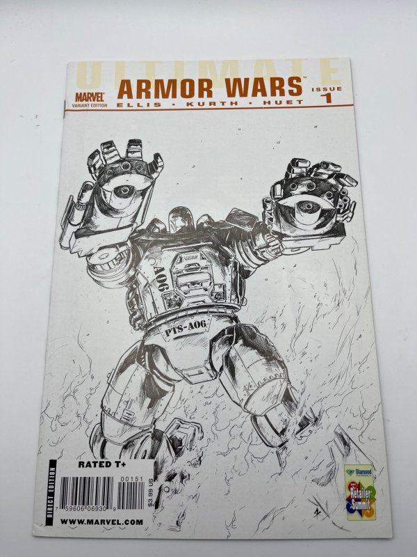 Ultimate Comics Armor Wars #1 Diamond Retailer Summit Cover (2009)
