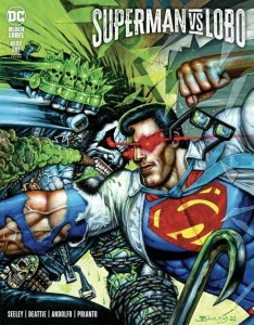 Superman vs. Lobo (2021) #1 VF/NM Simon Bisley Variant Cover Black Label