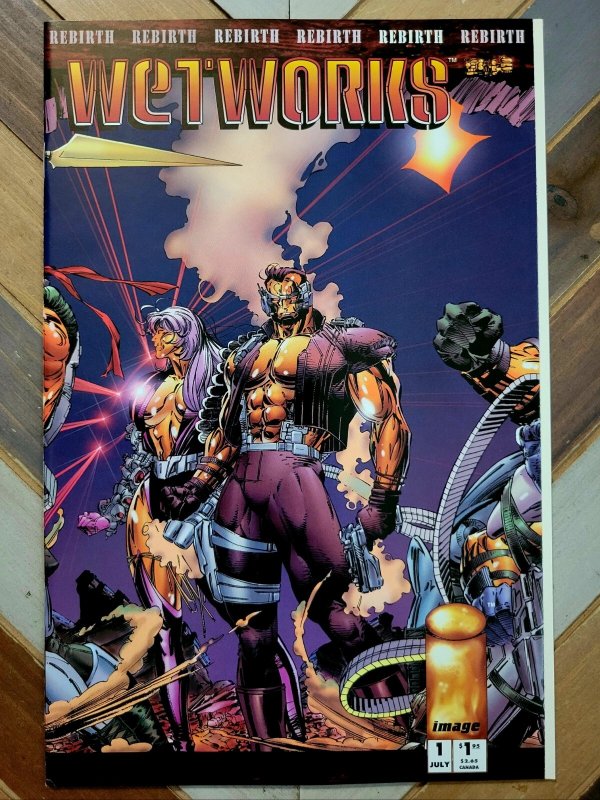 Wetworks #1 VF (Image 1994) 1st Issue! Whilce Portacio Gatefold Cover + WildCATS
