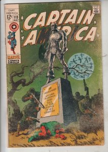 Captain America #113 (May-69) VG+ Affordable-Grade Captain America