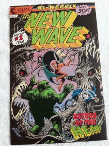 THE NEW WAVE #8, NM-, Eclipse, 1986 more Indies in store