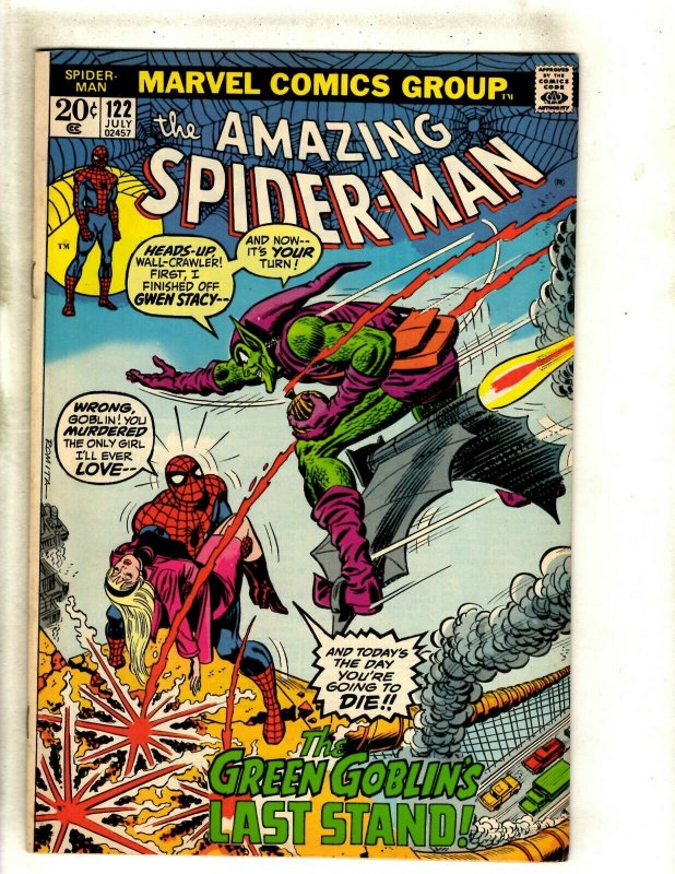 Amazing Spider-Man # 122 VF Marvel Comic Book Lizard Mary Jane Kingpin RS1