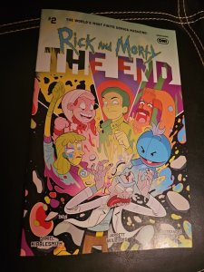 Rick and Morty The End Issues 1 2 & Blank Cover for Sketches - 3 Friggin' Comics