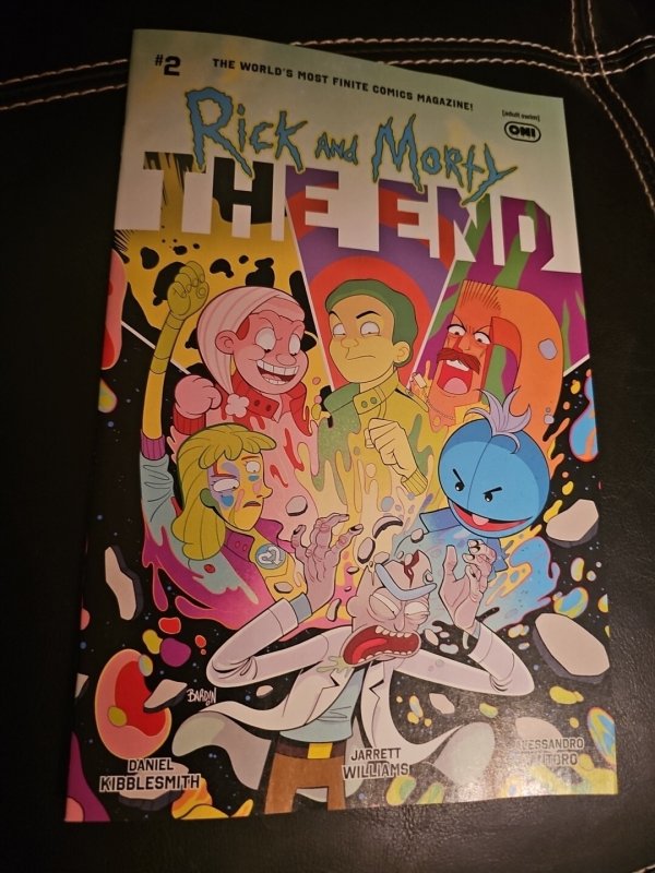 Rick and Morty The End Issues 1 2 & Blank Cover for Sketches - 3 Friggin' Comics