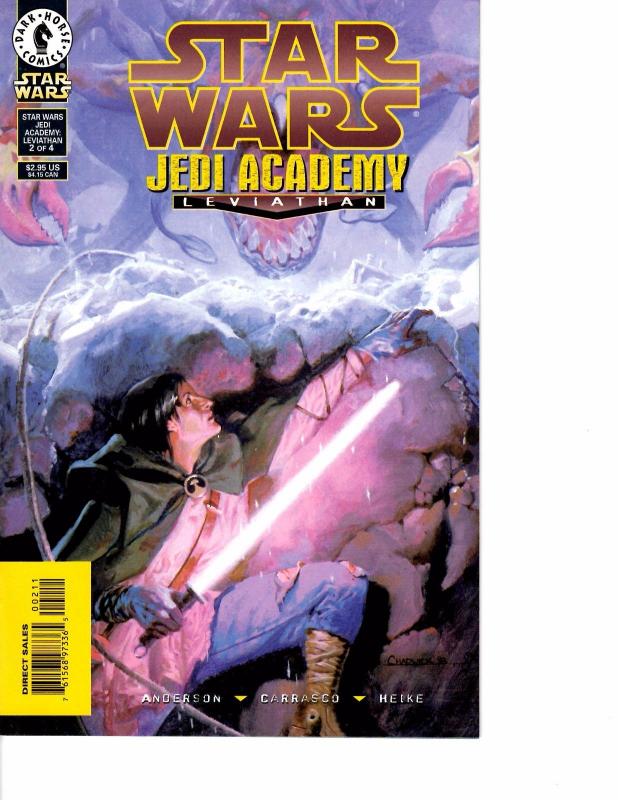 Lot Of 2 Star Wars Jedi Academy DC Comic Book #1 2 AB3