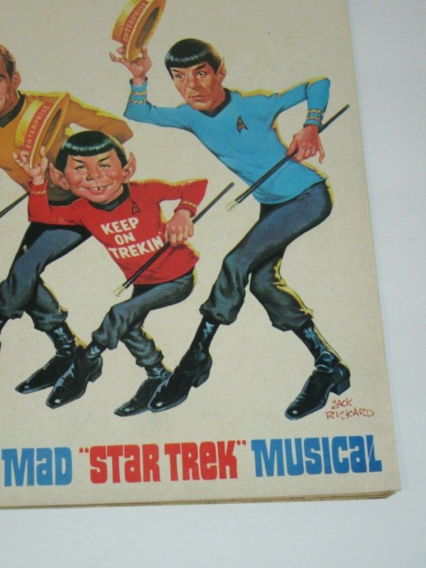 Mad Magazine #124 Star Trek Cover October 1976 EC Publications VF