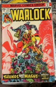 Warlock #10 (1975) Thanos vs the Magus - warlock in the middle