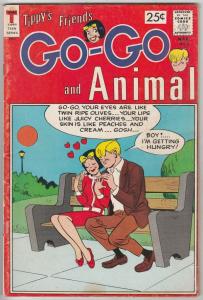 Go-Go And Animal, Tippy's Friends #3 (Mar-67) FN/VF Mid-High-Grade Tippy, Animal