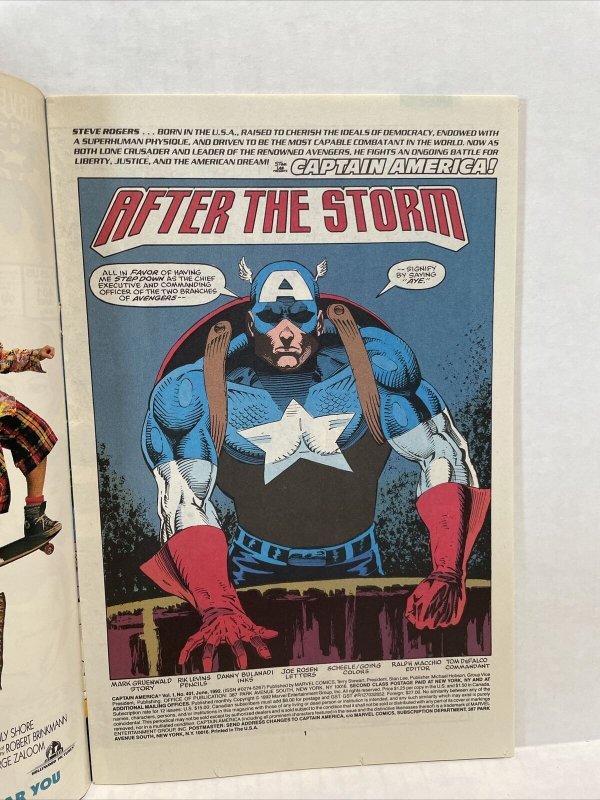 Captain America #401
