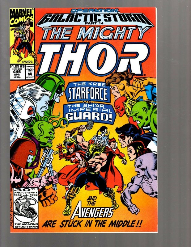 12 Thor Marvel Comics #442 443 444 445 446 447 448 449 450 451 452 +341 GK39