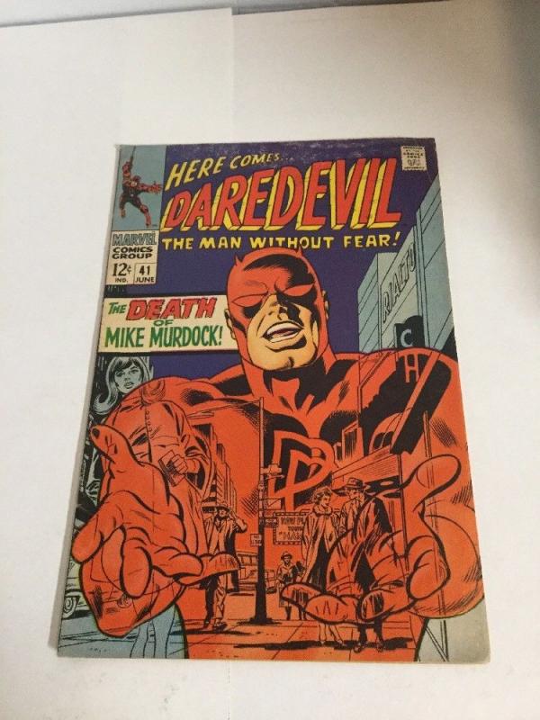 Daredevil 41 Vg/Fn Very Good/Fine 5.0 Water Damage Silver Age