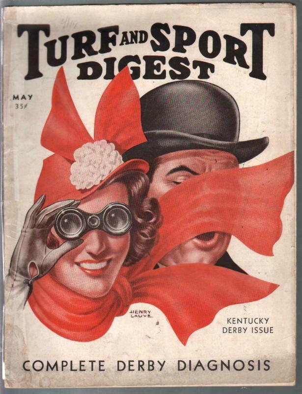 Turf and Sport Digest 5/1938-Henry Lauve cover-Kentucky Derby-pix-info-VG-