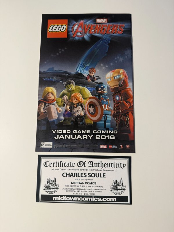 All-New Inhumans #1 (2016) Hip Hop Variant, Signed Charles Soule with COA!