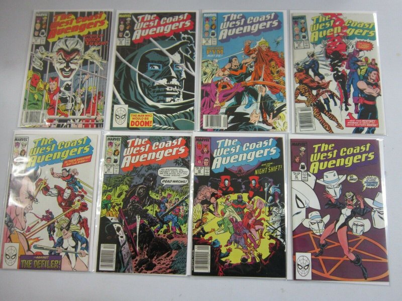 Avengers West Coast lot 45 different from #1-47 6.0 FN (1985-89)