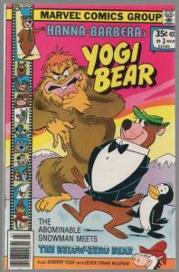 YOGI BEAR (1977 MARVEL) 3 VF Mar. 1978  Mar. 1978