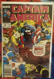 Captain America #352 NM Newsstand Edition
