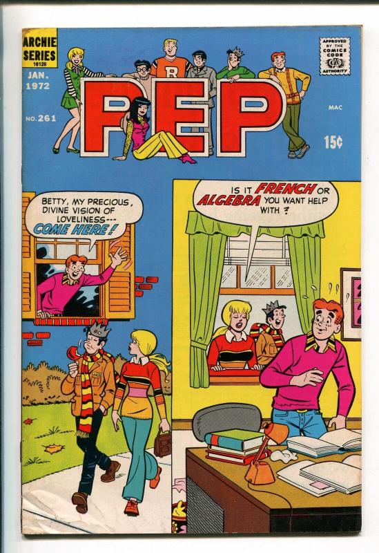 PEP #261 1972-MLJ/ARCHIE-BETTY-VERONICA-CHRISTMAS STORY-vg/fn