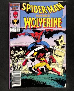 Spider-Man Vs. Wolverine #1 Newsstand Variant 1st Charlemagne!