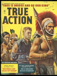 TRUE ACTION MAY 1959-WILD COVER-WW2 POW ESCAPE-ATLAS FN/VF