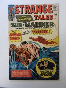 Strange Tales #125 (1964) FN- condition date stamp front cover