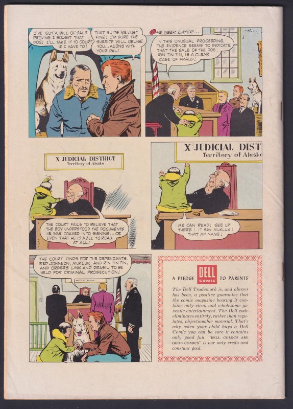 Rin Tin Tin 11 (1956) FN+ Silver Age Dell Comics