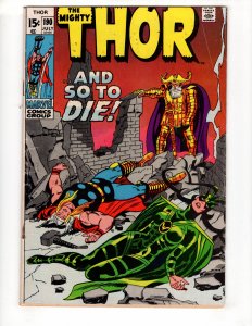 Thor #190 (1971) ...AND SO TO DIE! HELA Appearance !!! / ID#907
