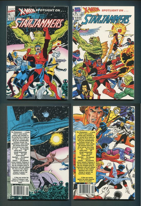 X-Men Spotlight on Starjammers #1 #2 (TPB SET) / 9.8 NM-MT / 1990