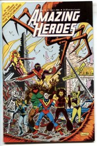 AMAZING HEROES #74 1985 - comics - The Futurians