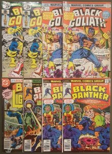 BLACK GOLIATH, BLACK LIGHTNING, BLACK PANTHER LOT (1976-1977)