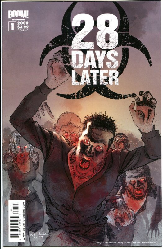 28 DAYS LATER 1, NM-, Zombies, Horror, Walking Dead, 1st, 2009, more in r store