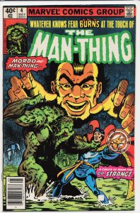Man-Thing #4 Newsstand Edition (1980) Man-Thing