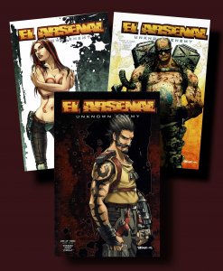 El Arsenal: Uknown Enemy #1,2,3 Full Set Arcana NM