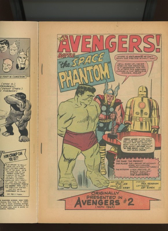 (1966) Marvel Super Heroes #1: SILVER AGE! KEY ISSUE! WE COMBINE SHIPPING! (4.0)