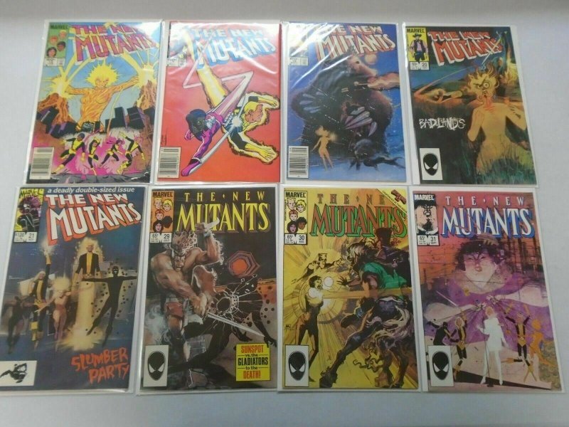 New Mutants comics lot 40 diff from:#3-85 avg 5.0 VG FN (1983-90 1st Series)