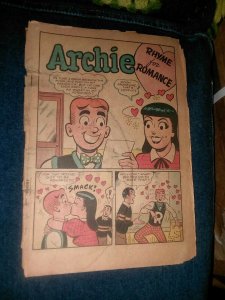 Archie #62 mlj comics 1953 golden age precode jughead betty and veronica classic