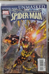 SENSATIONAL SPIDER-MAN   # 29  2006  Marvel disney   unmasked iron spider