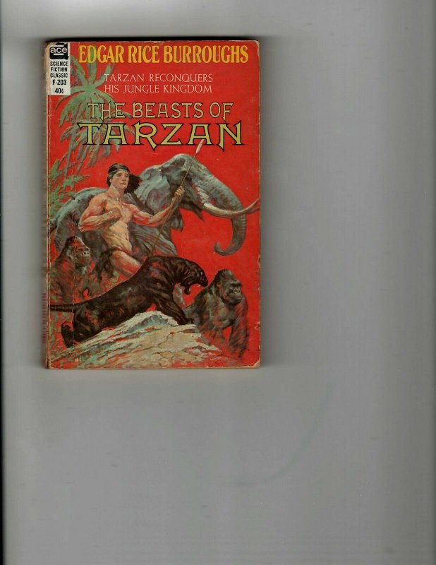 3 Books The Beasts of Tarzan Trail of the Macaw Case No. 561 Dragnet Drama JK26