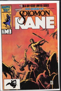 The Sword of Solomon Kane #5 (1986) Solomon Kane