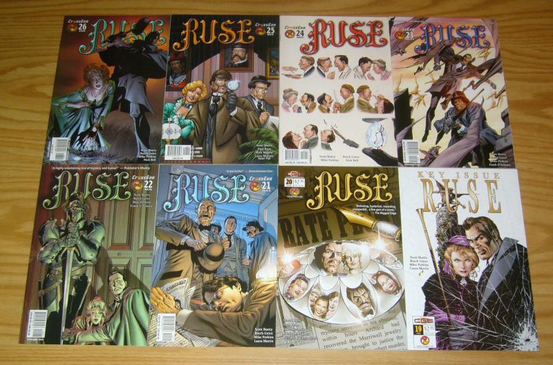 Ruse #1-26 VF/NM complete series + vol. 2 #1-4 comics for sherlock holmes fans