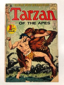 TARZAN (April 1972) 207 great Kubert adaptation, cheap  reading copy G-VG