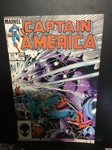 Captain America #304 (1985) Nick fury key! Hi grade! NM- Wow!